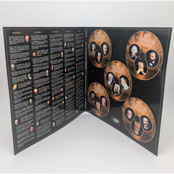 101 Classical Greats CD Collection 5 Disc Symphony Composer Orchestral Sampling - Picture 4 of 11